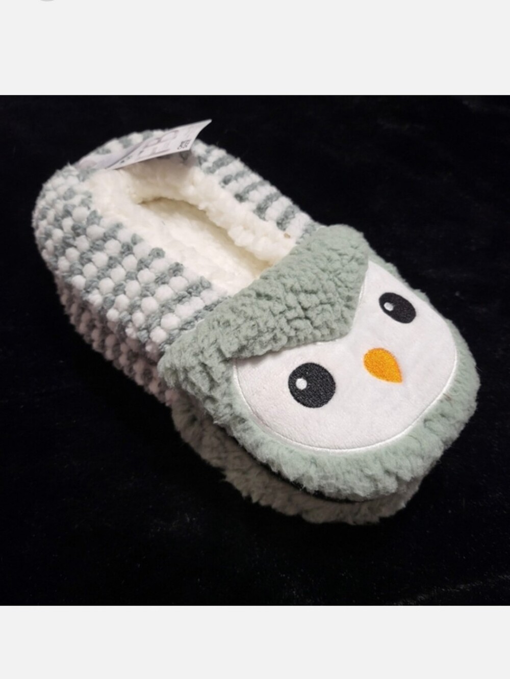 Fuzzy Bubba Owl Slipper Socks NWT